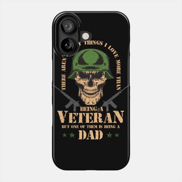 Veteran Daddy design for Father's Day Phone Case by creative