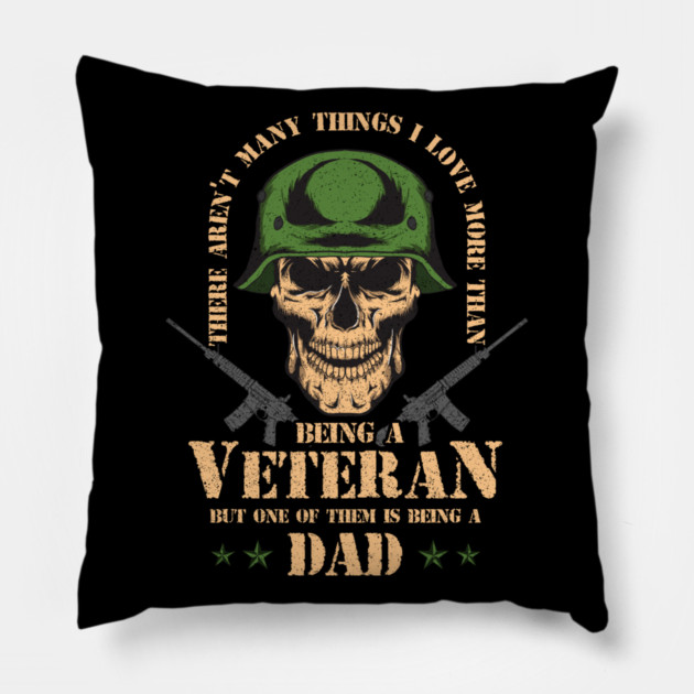 Veteran Daddy design for Father's Day Pillow by creative