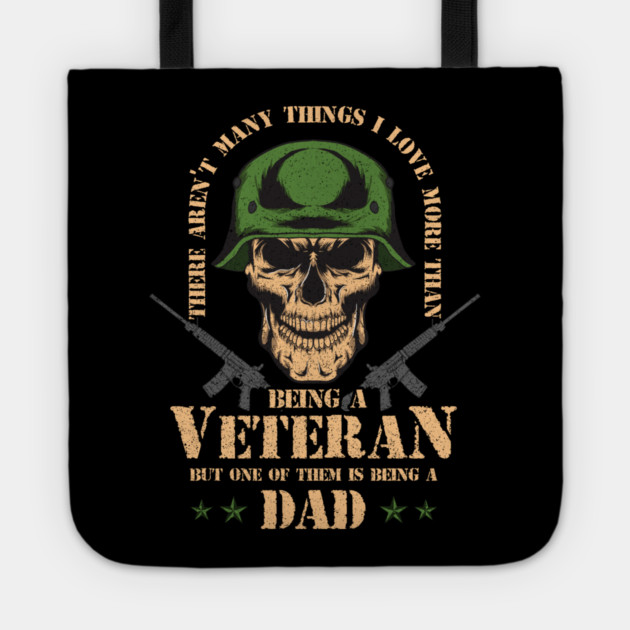 Veteran Daddy design for Father's Day Tote by creative