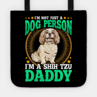 SHIH TZU Dad Design Fathers Day Tote