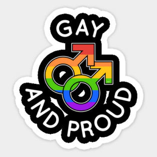 Gay and Proud LGBTQ Pride Equality Gift Magnet