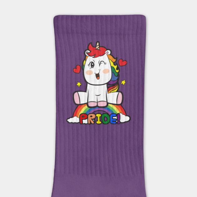 LGBTQ Pride Over the Rainbow Unicorn Equality Gift by creative