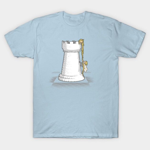 Princess in tower T-Shirt by raxarts