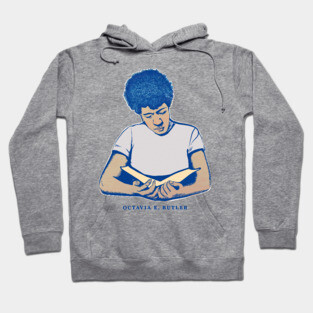 Octavia E. Butler Reading A Book Hoodie