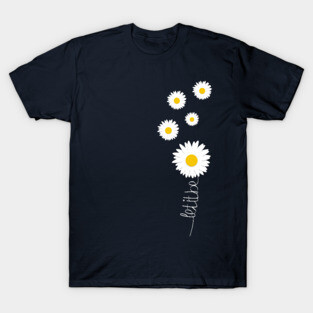 Let it be - Quote with flower T-Shirt