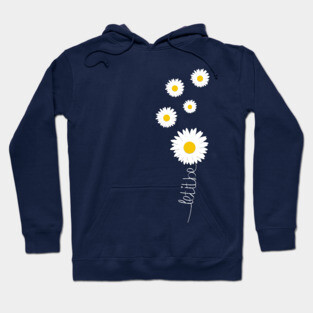 Let it be - Quote with flower Hoodie